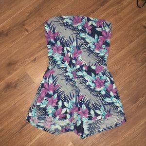 Forever 21 floral romper.
